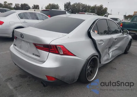 2016 Lexus Is 200T z USA, uszkodzony, nr VIN JTHBA1D25G5016097